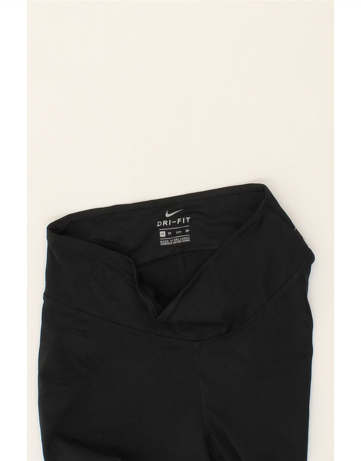 NIKE Womens Dri Fit Leggings UK 4 XS  Black Polyester Vintage Nike and Second-Hand Nike from Messina Hembry 