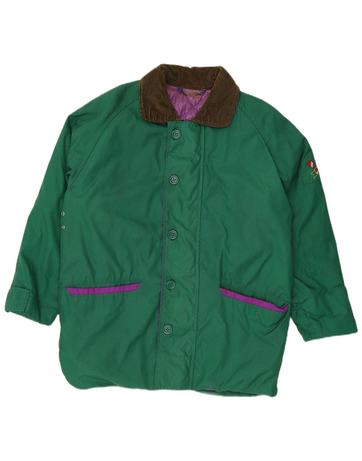 CARRERA Mens Loose Fit Windbreaker Jacket UK 38 Medium Green Polyamide