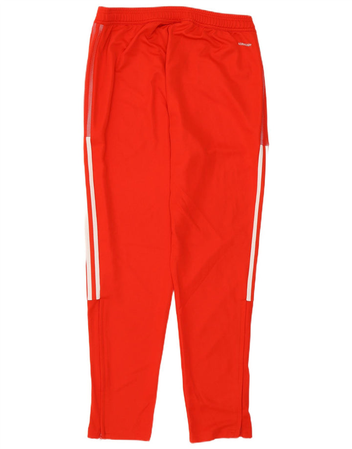 Adidas Mens Tracksuit Trousers Large Red Polyester Sports