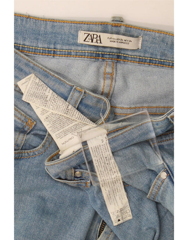 Zara Herre Slim Jeans EU 44 Large W34 L30 Blå Bomuld