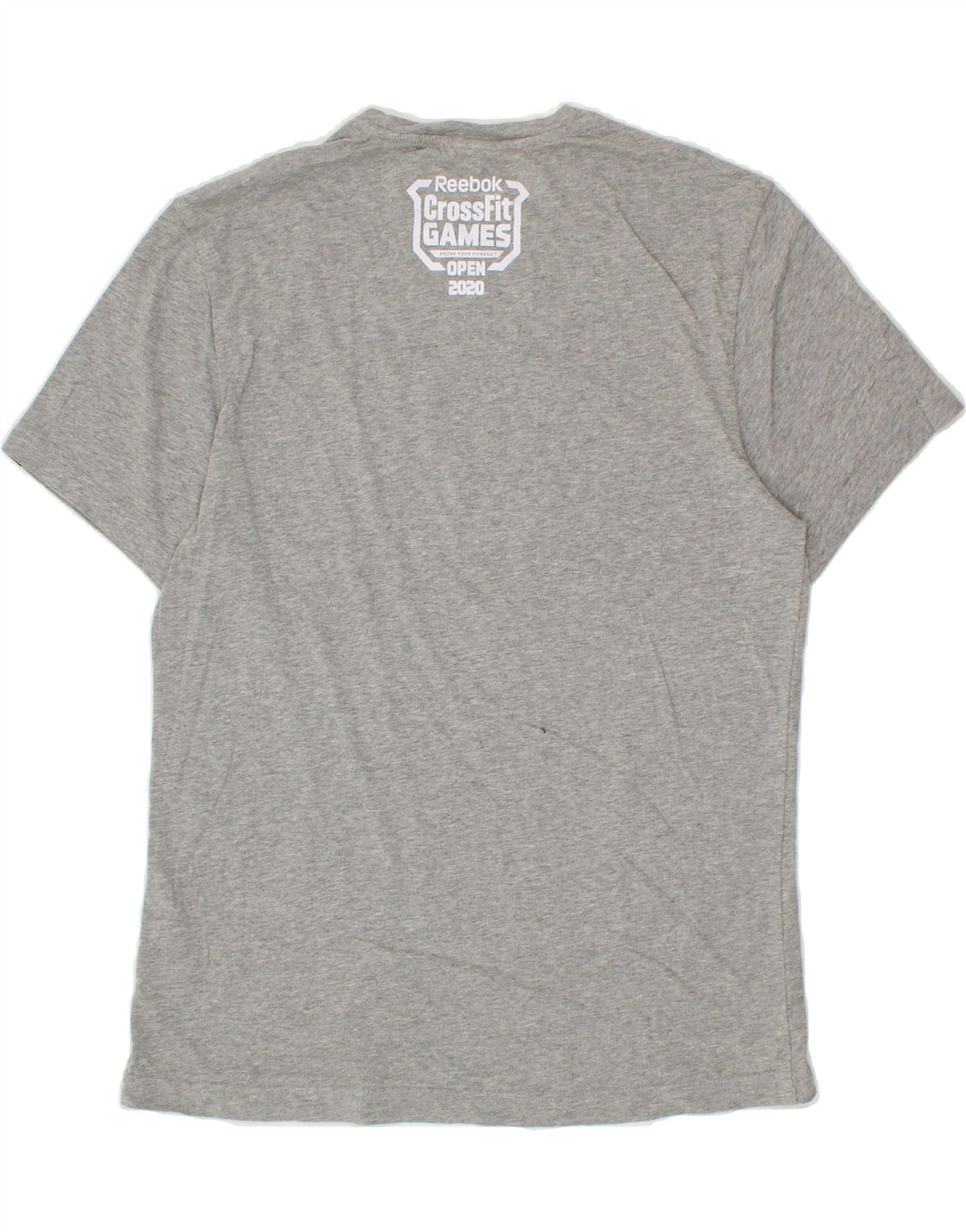REEBOK Mens Graphic T-Shirt Top Large Grey Cotton Vintage Reebok and Second-Hand Reebok from Messina Hembry 