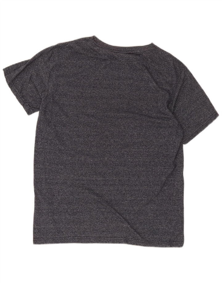 Ellesse Mens Graphic T-Shirt Top Medium Grey Flecked Cotton