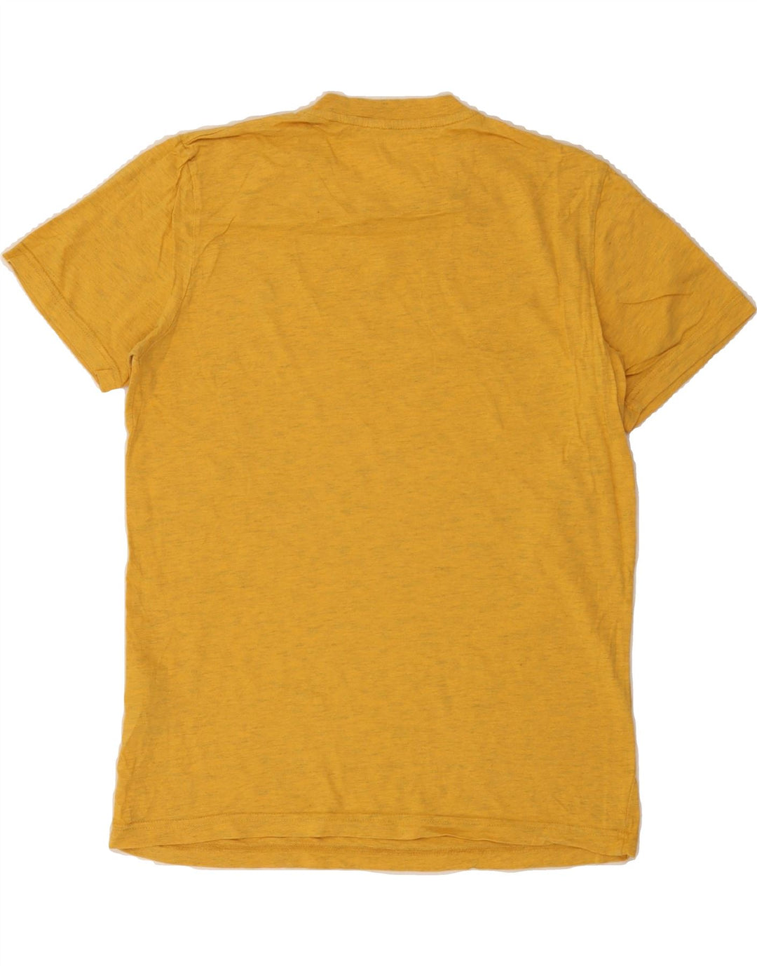 JACK & JONES Mens T-Shirt Top Medium Yellow Flecked Cotton Vintage Jack & Jones and Second-Hand Jack & Jones from Messina Hembry 