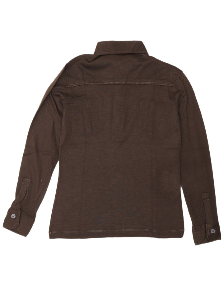 BETA Damen Pullover-Shirt US 6 Mittelbraunes Acryl