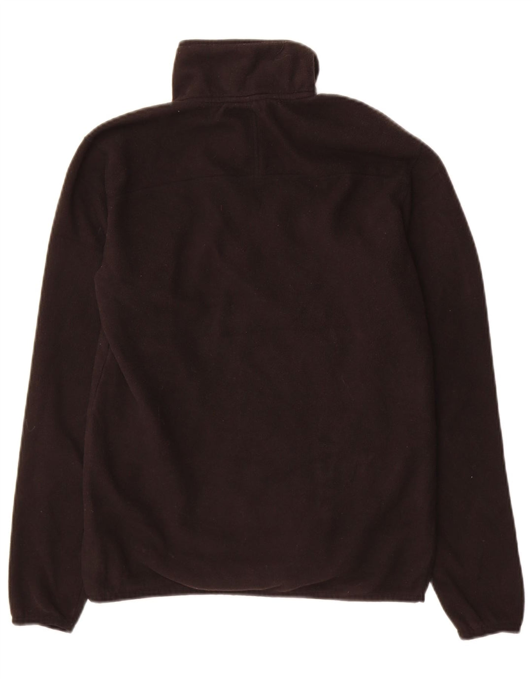 The North Face Mens Zip Neck Fleece Jumper Small Black Polyester