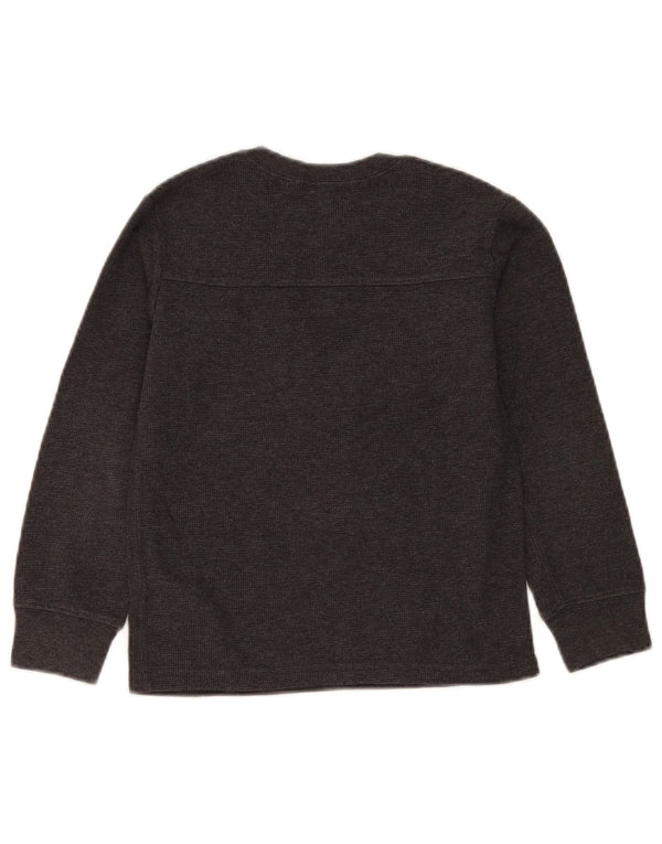 Polo Ralph Lauren Chłopięcy top z długim rękawem 7-8 lat, mały, szary, bawełniany
