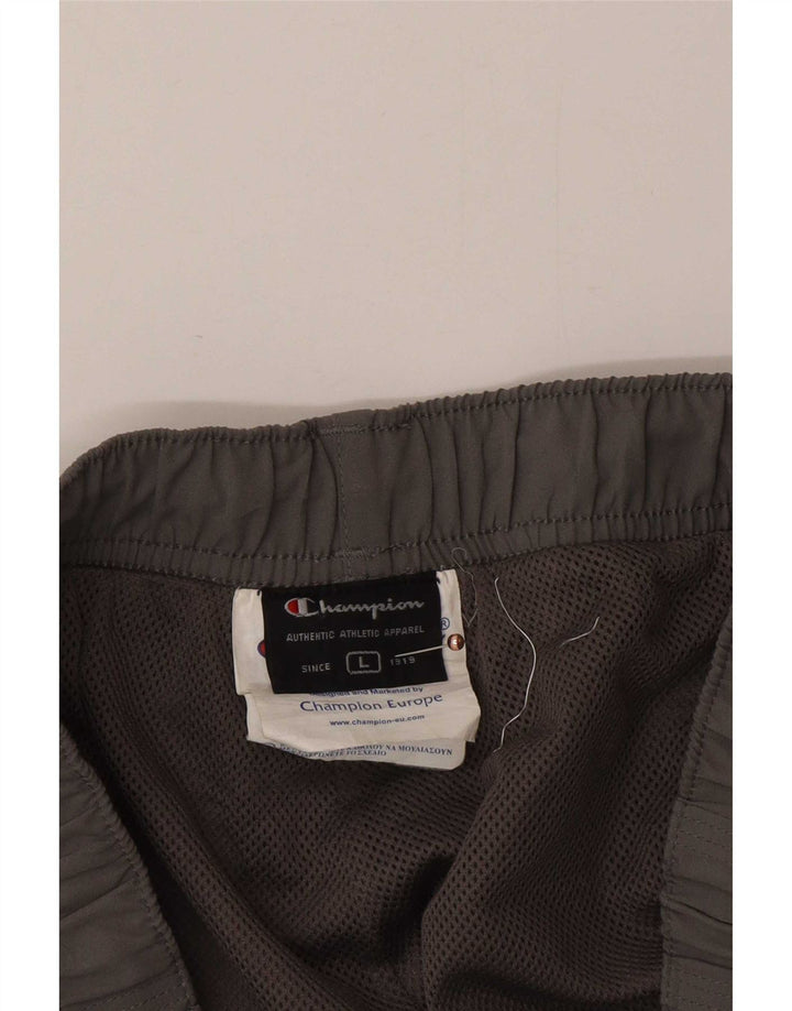 Champion Pantalon de survêtement pour homme Joggers Large Gris Polyester