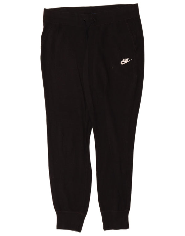 Nike Womens Tracksuit Trousers Joggers UK 16 Large  Black Cotton