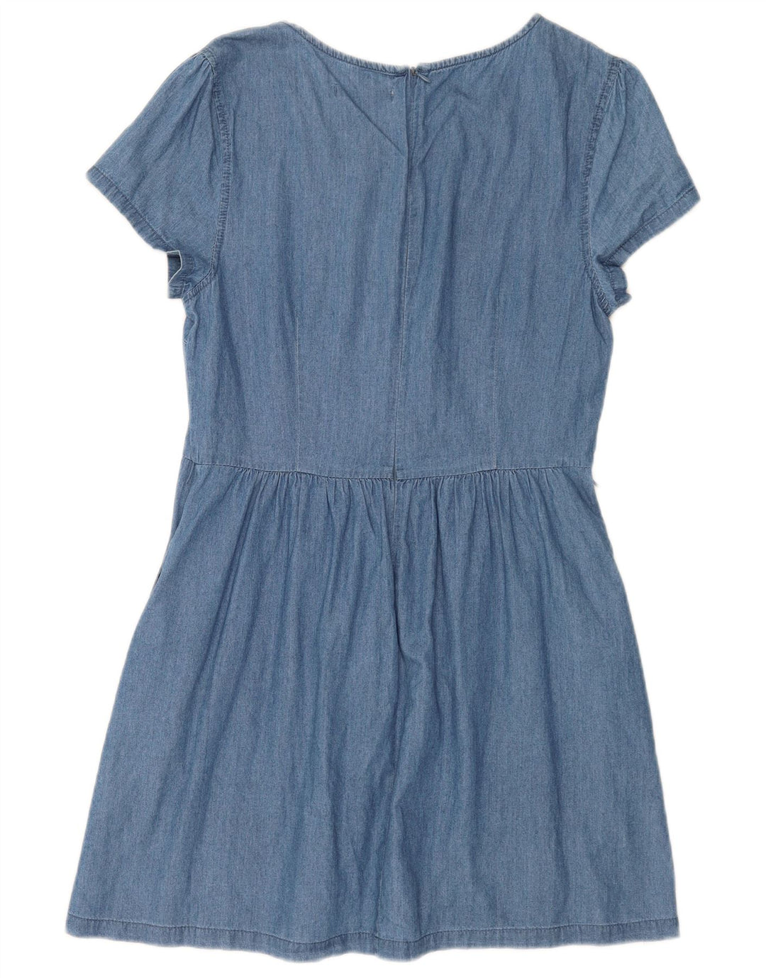 Oasis Womens Denim Dress UK 14 Medium Blue Cotton