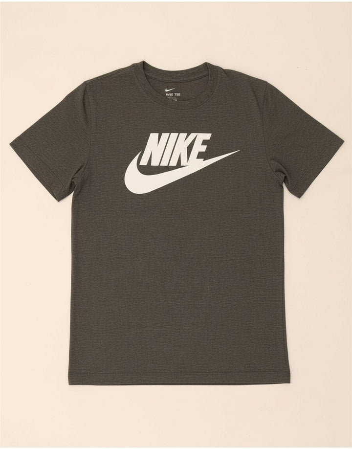 NIKE Mens Graphic T-Shirt Top Small Grey