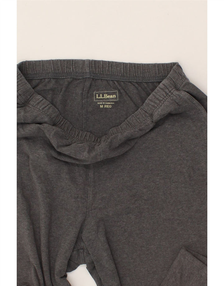 L.L.BEAN Womens Tracksuit Trousers UK 12 Medium  Grey Cotton Vintage L.L.Bean and Second-Hand L.L.Bean from Messina Hembry 