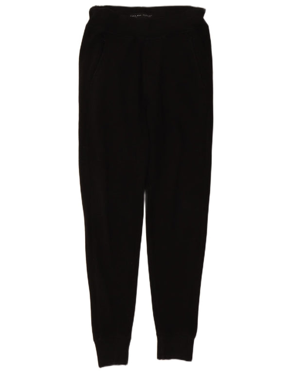 Zara Mens Tracksuit Trousers Joggers Medium Black Cotton