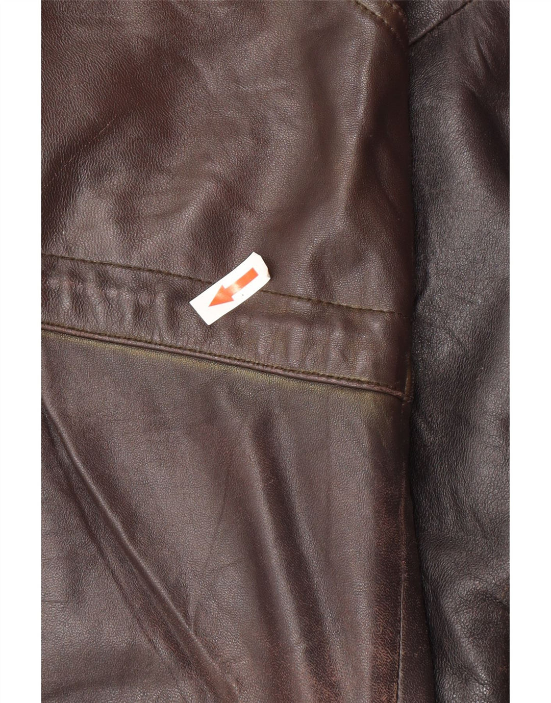 Vintage herre læderjakke UK 44 2XL sort læder