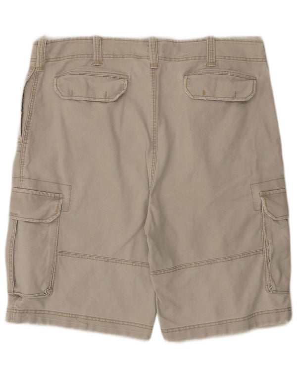 Vintage Mens Cargo Shorts 2XL W42 szürke pamut