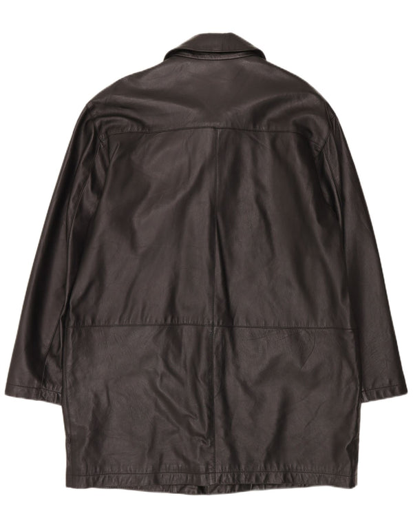Vintage herre læderfrakke IT 50 Large Black