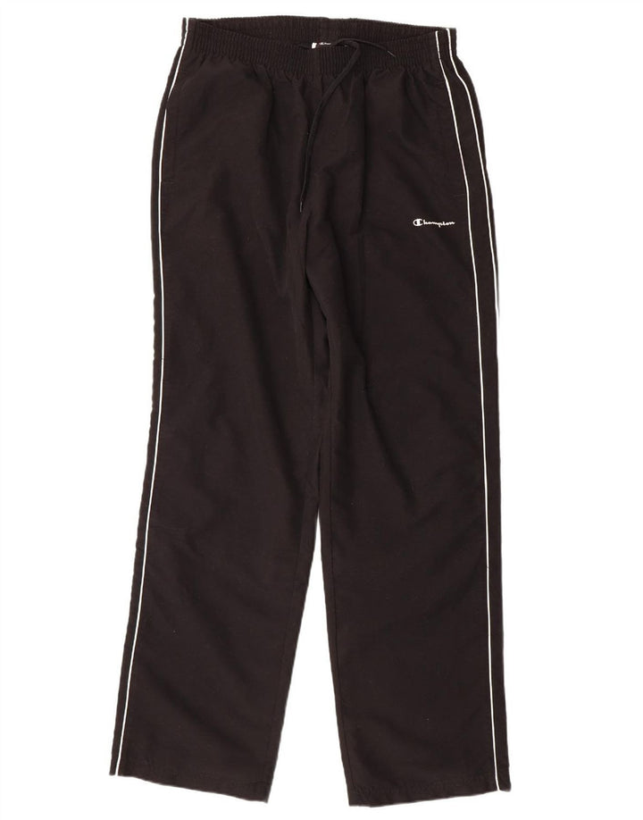 CHAMPION Mens Tracksuit Trousers Large  Black Polyester