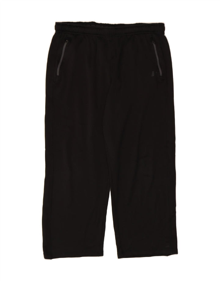 RUSSELL ATHLETIC Mens Tracksuit Trousers Large  Black Polyester Vintage Russell Athletic and Second-Hand Russell Athletic from Messina Hembry 