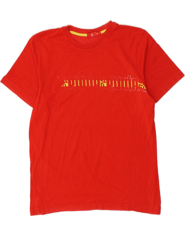 PUMA Mens Graphic T-Shirt Top Medium Red Cotton Vintage Puma and Second-Hand Puma from Messina Hembry 