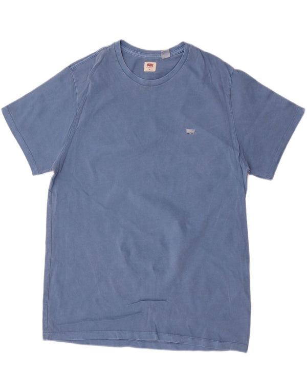 Levi's Mens T-Shirt Top XL Blue Cotton
