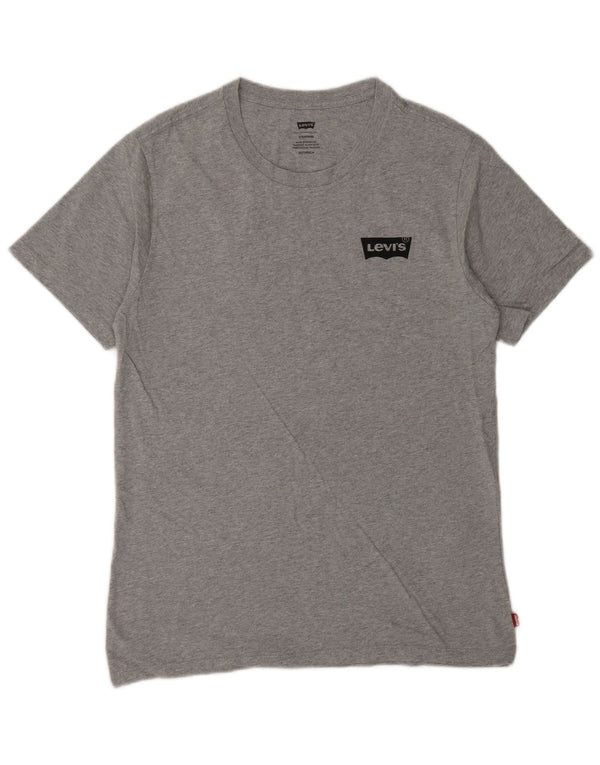 Levi's Mens Standard Graphic T-Shirt Top XS Grey Cotton