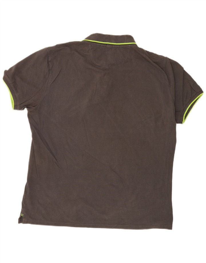 Camisa polo masculina de ajuste regular NORTH SAILS 2XL algodão cinza