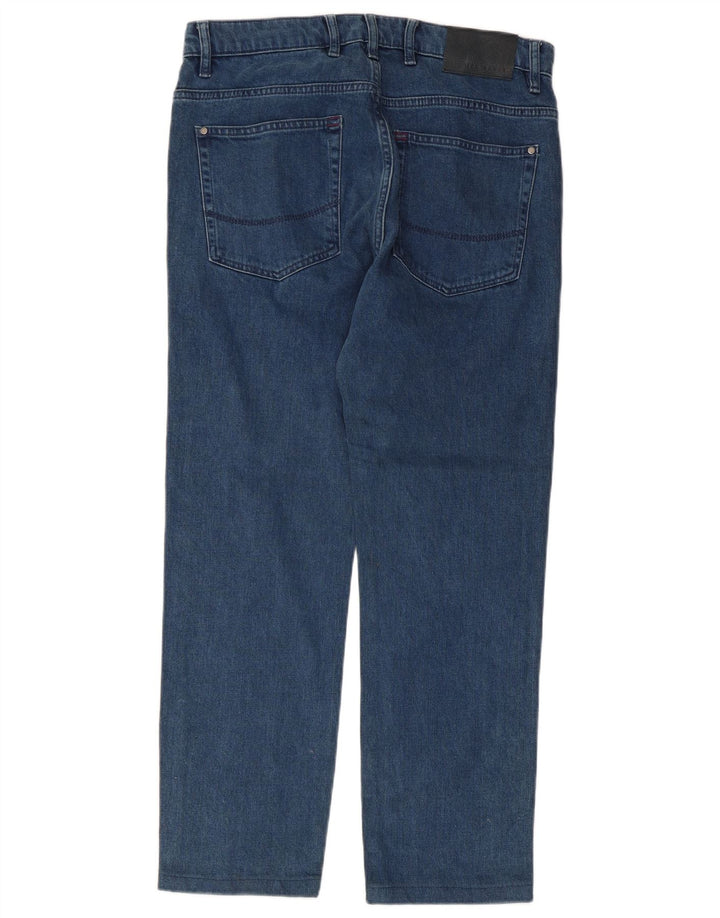 Ted Baker Jean Droit W32 L27 Homme Bleu Lyocell