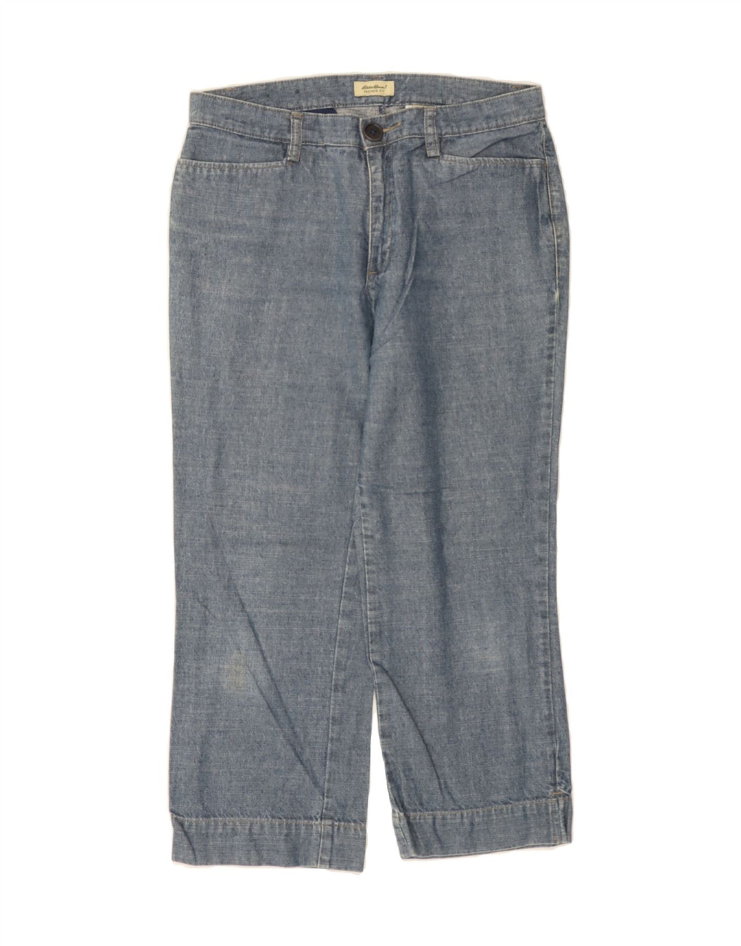 EDDIE BAUER Womens Vashon Fit Cropped Jeans US 8 Medium W30 L23 Blue Vintage Eddie Bauer and Second-Hand Eddie Bauer from Messina Hembry 