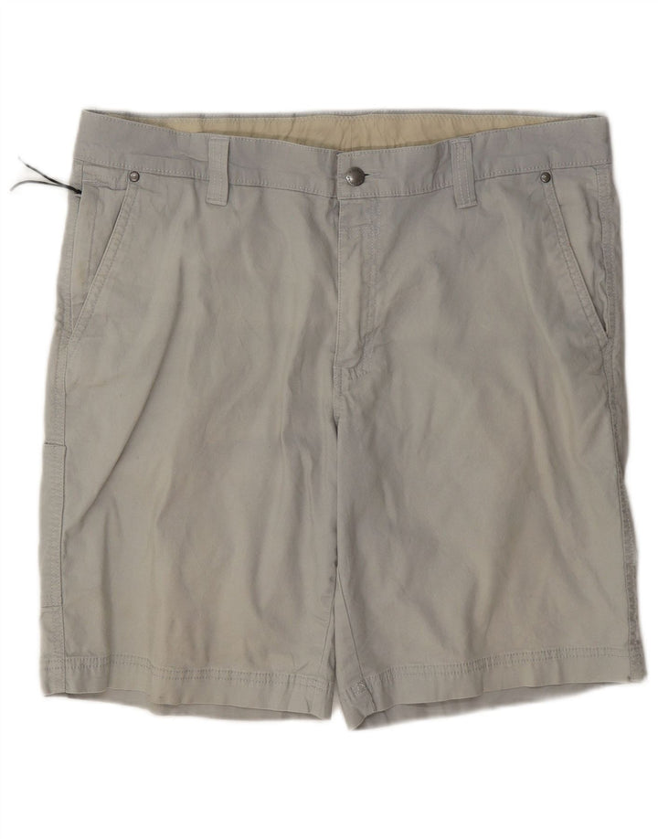 Columbia Mens Regular Fit Cargo Shorts W36 Large Blue Cotton
