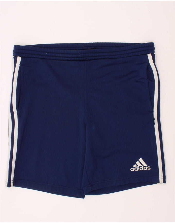 Adidas Boys Sport Shorts 11-12 Years  Navy Blue Polyester