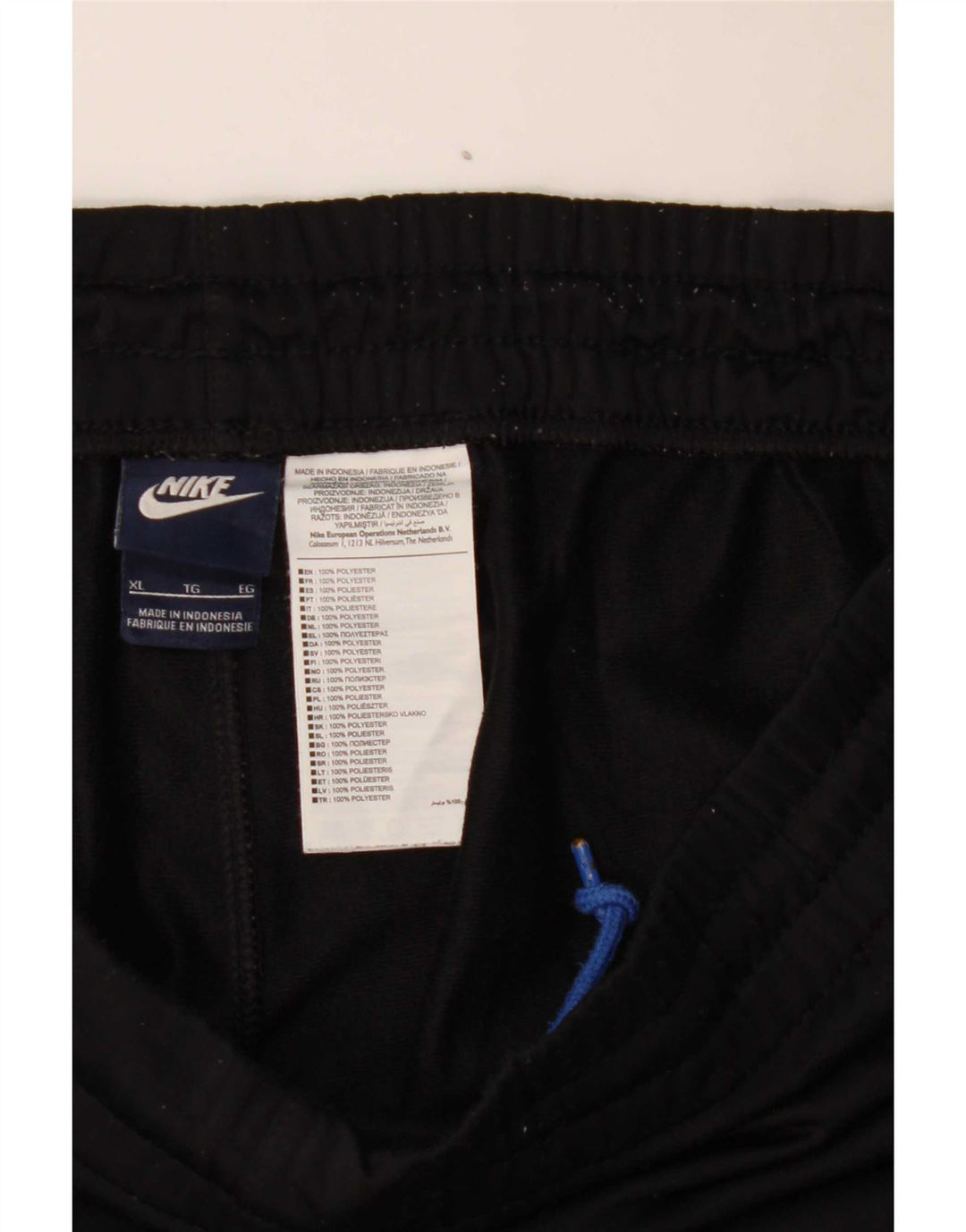 Nike Mens Tracksuit Trousers XL Black Polyester