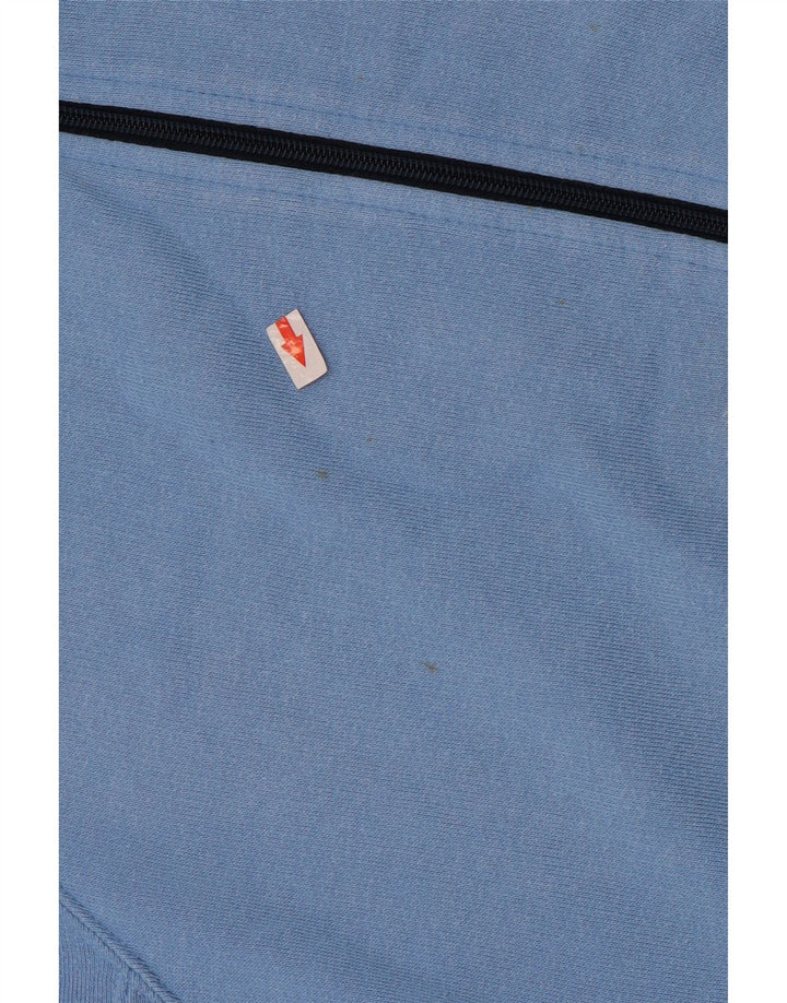 Champion Mens Tracksuit Top Jacket Large Blue Striped Cotton