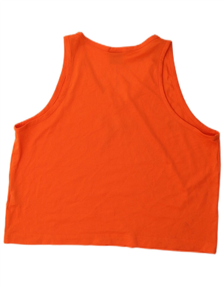 Canotta grafica da uomo Puma XL arancione poliestere
