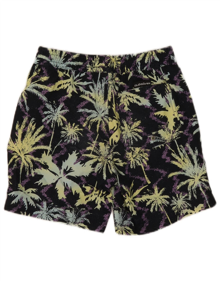 Quiksilver Boys Graphic Swimming Shorts 9-10 Years Medium Black Polyester