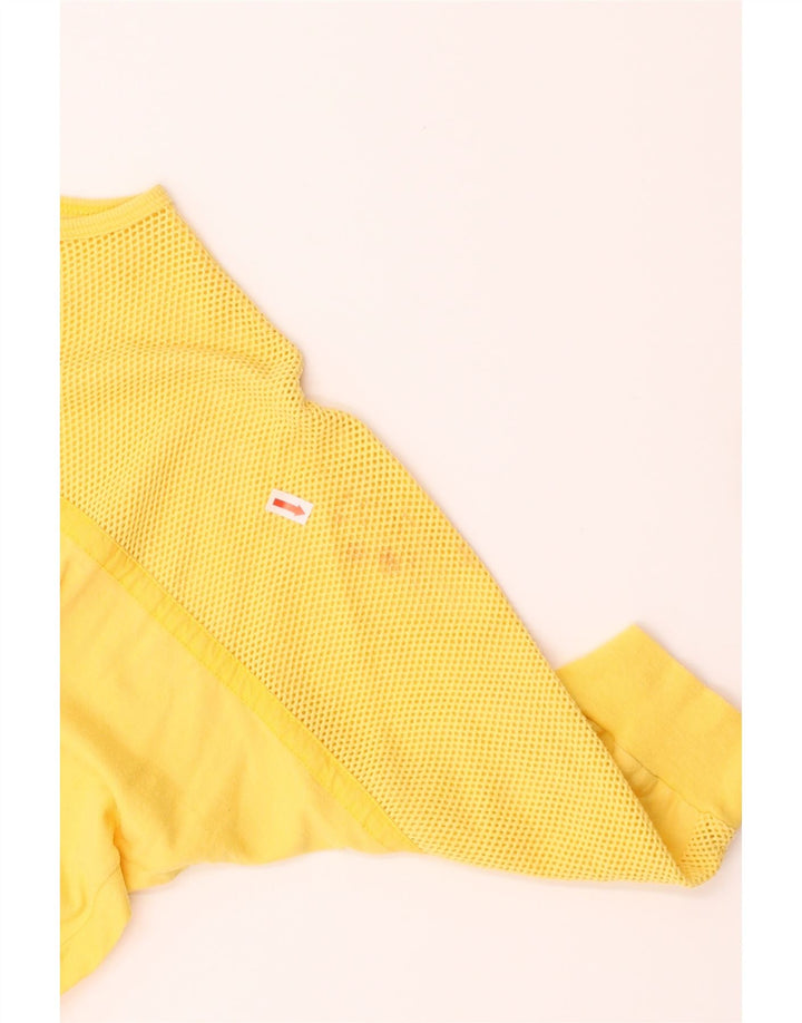 VINTAGE Womens Top 3/4 Sleeve EU 36 Small Yellow Cotton Vintage Vintage and Second-Hand Vintage from Messina Hembry 