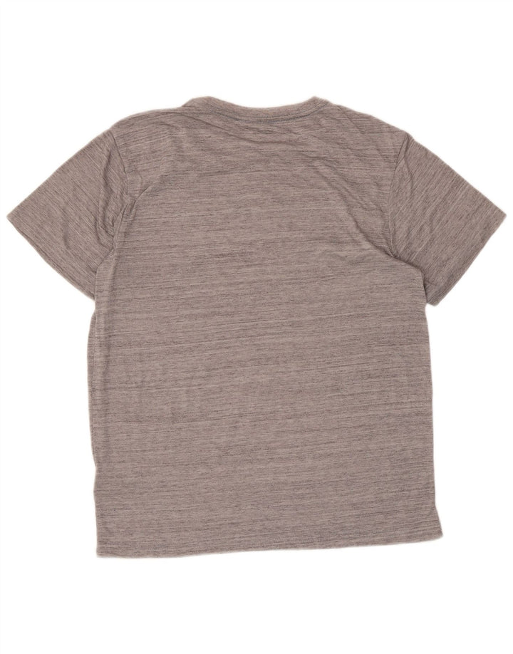 Hurley Mens Graphic T-Shirt Top Medium Grey Polyester