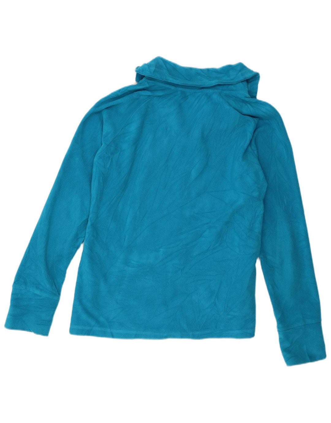 Calvin Klein Womens Fleece Jacket UK 16 Large Blue Polyester
