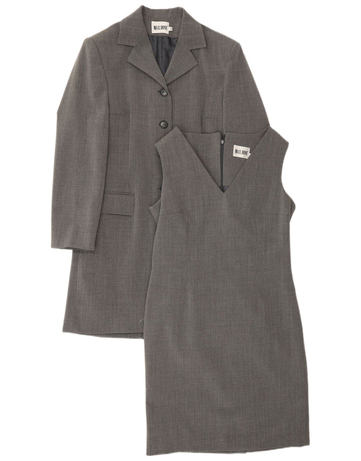 Max Dine Womens 2 Piece Set IT 44 Medium Grey Wool
