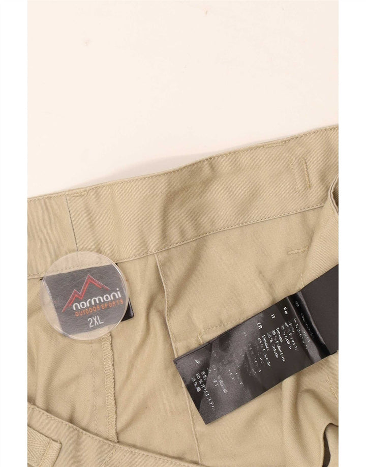 Normani  Mens Cargo Shorts 2XL W42 Beige