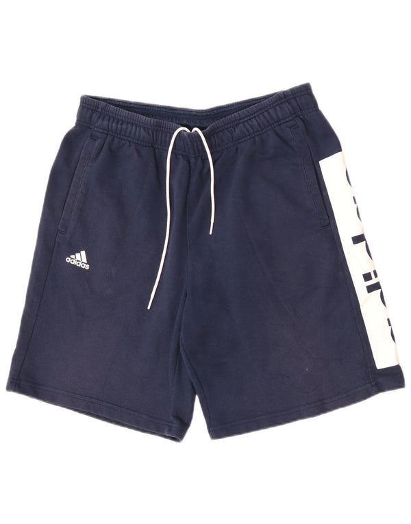 Adidas Herren Climalite Graphic Sport Shorts Large Marineblau Farbblock