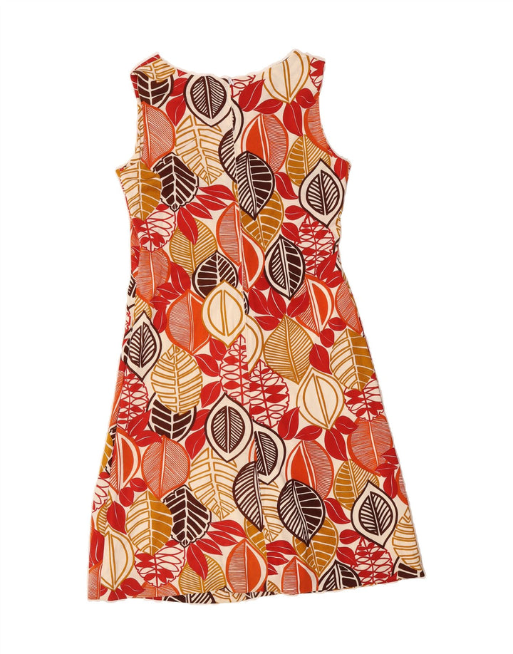 LUISA SPAGNOLI Womens Abstract Pattern A-Line Dress UK 12 Medium Red Vintage Luisa Spagnoli and Second-Hand Luisa Spagnoli from Messina Hembry 