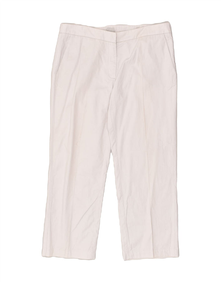 FILA Womens Straight Chino Trousers IT 48 XL W36 L27  Grey Cotton | Vintage Fila | Thrift | Second-Hand Fila | Used Clothing | Messina Hembry 