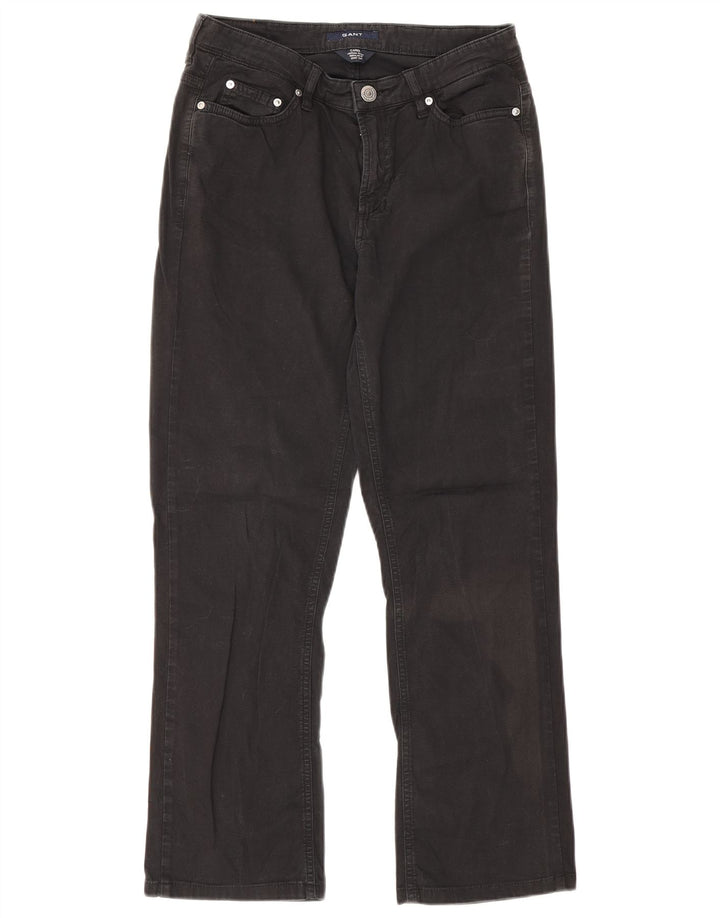Gant Womens Straight Jeans W30 L27 Black Cotton