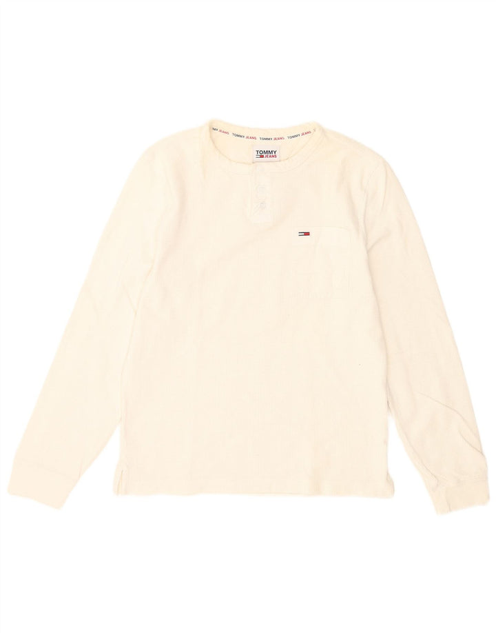 Tommy Hilfiger Mens Top Long Sleeve XS White