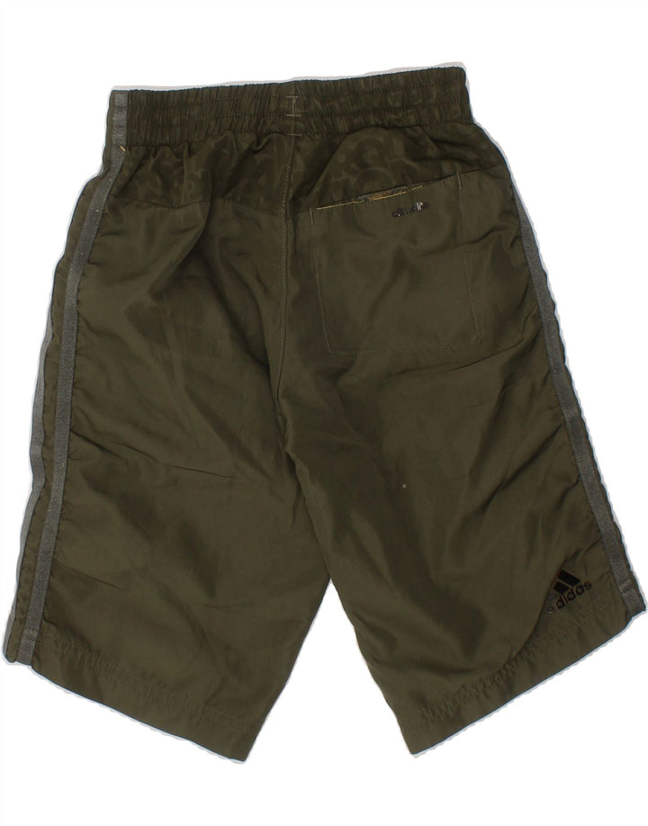 ADIDAS Boys MESSI Sport Shorts 5-6 Years Khaki Polyester Vintage Adidas and Second-Hand Adidas from Messina Hembry 
