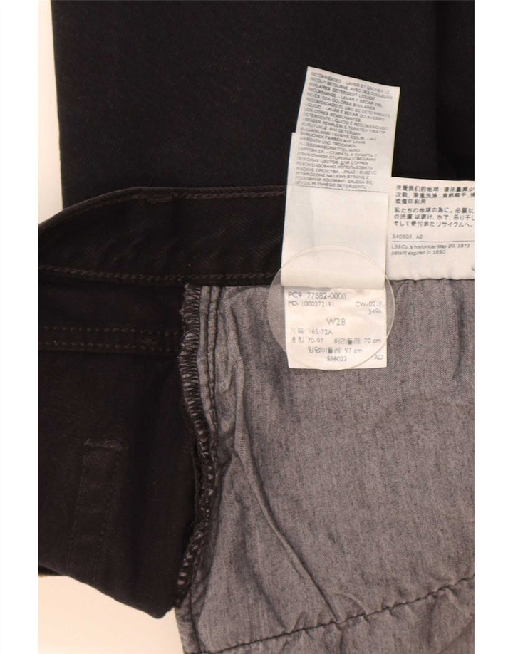 Levi's Damen Jeansrock W28 Mittelschwarze Baumwolle