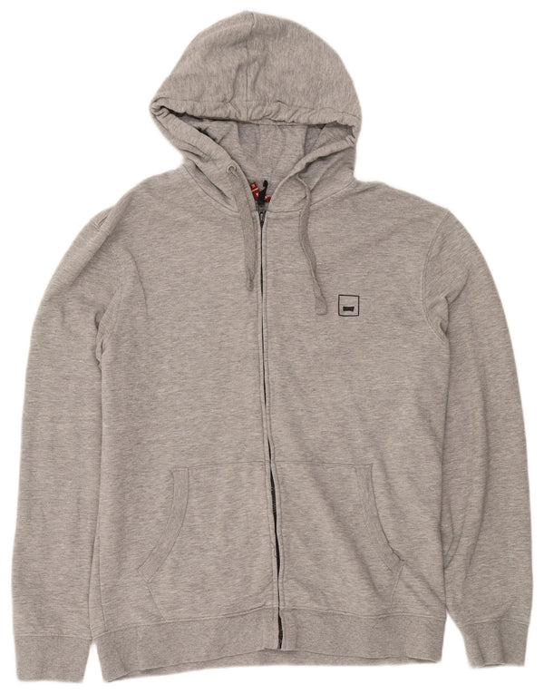 Carrera Pull à capuche zippé pour femme UK 18 XL Coton moucheté gris