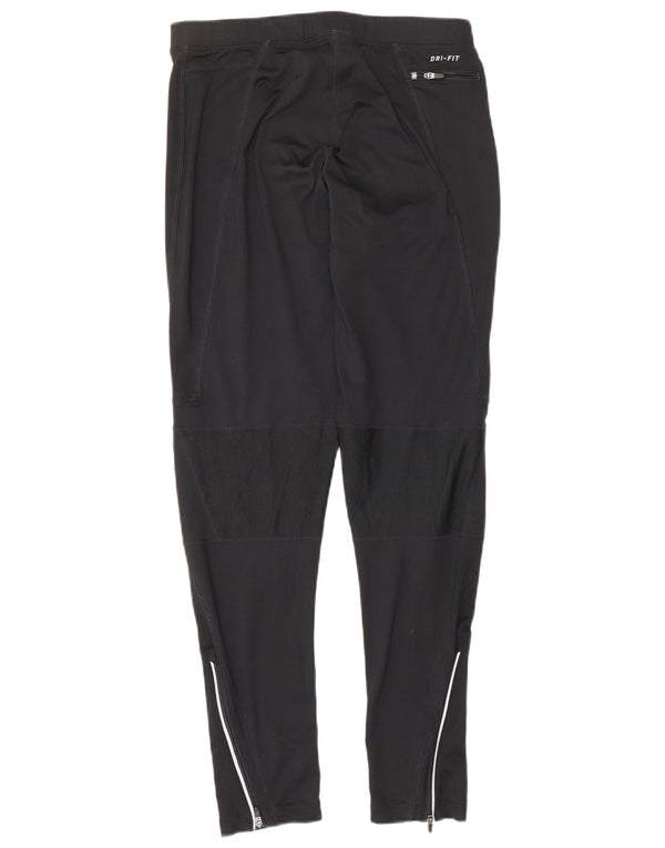 Nike Mens Dri Fit Leggings Large Black Polyester Sports