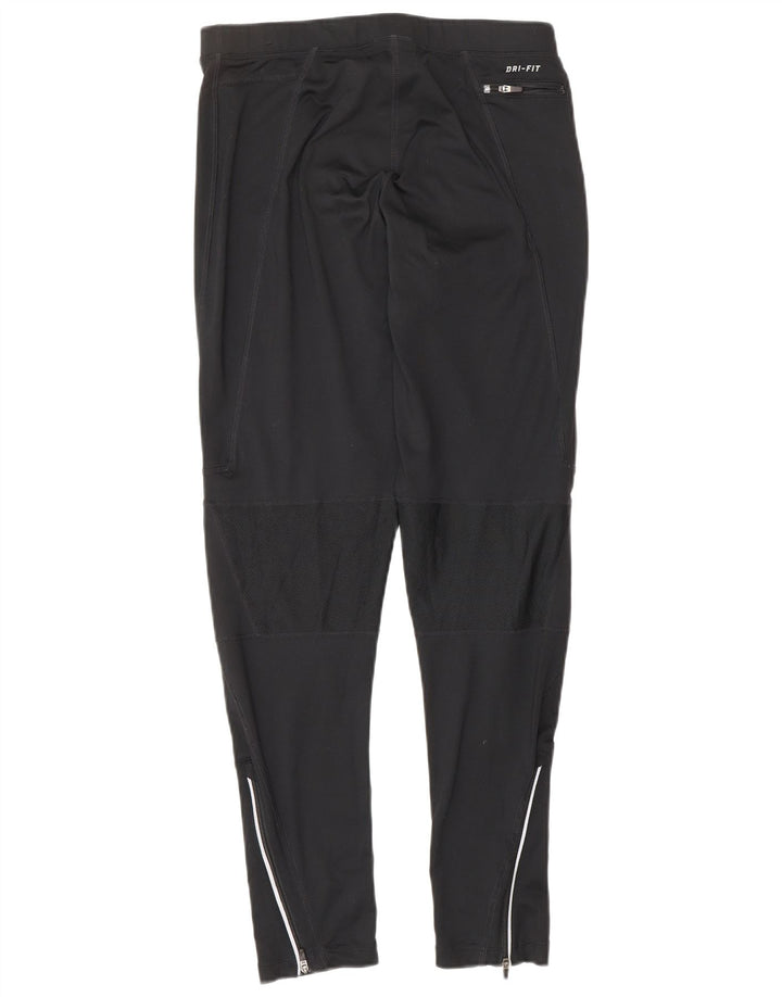 Nike Mens Dri Fit Leggings Large Black Polyester Sports