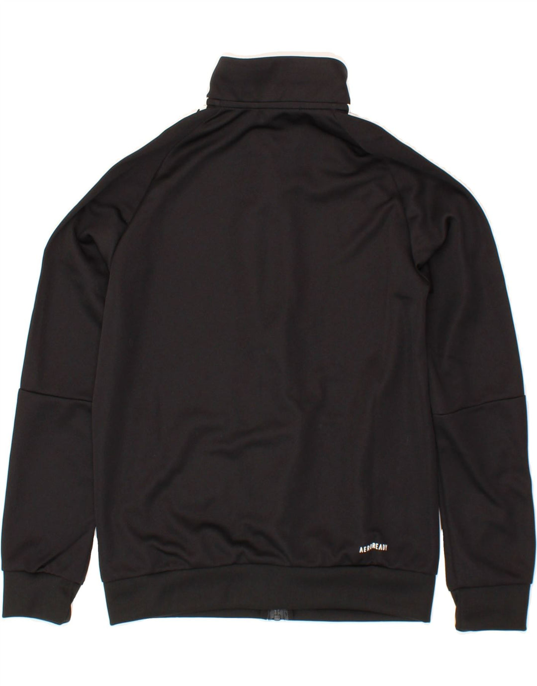 ADIDAS Boys Aeroready Tracksuit Top Jacket 9-10 Years Black Polyester Vintage Adidas and Second-Hand Adidas from Messina Hembry 