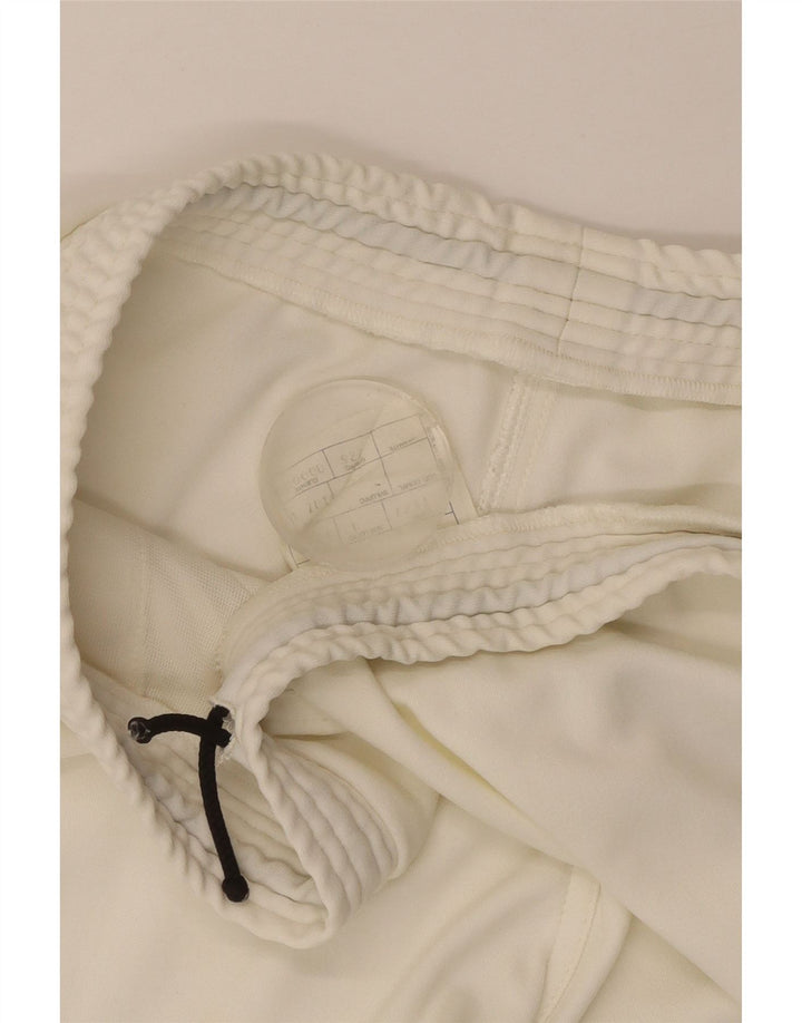 Pantaloncini sportivi da donna Belfe UK 14 Large in poliestere bianco sporco